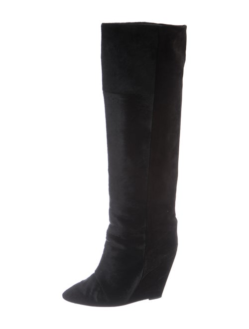 Isabel Marant Calf Hair Boots Black