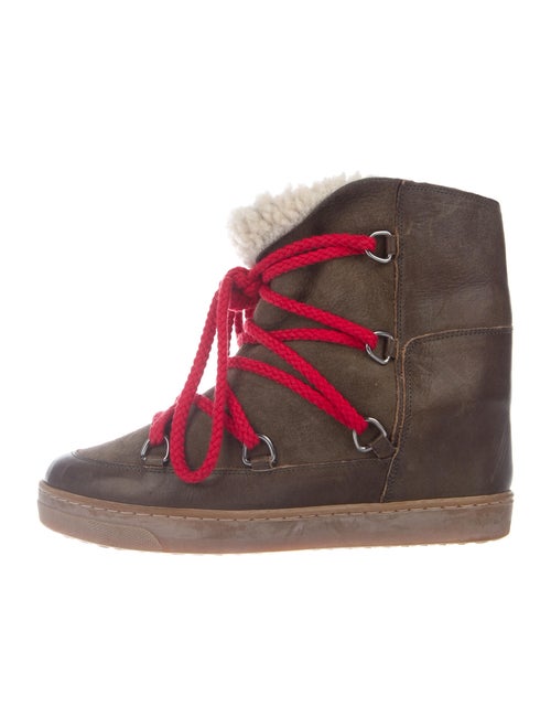 Isabel Marant Suede Leather Trim Embellishment Lac