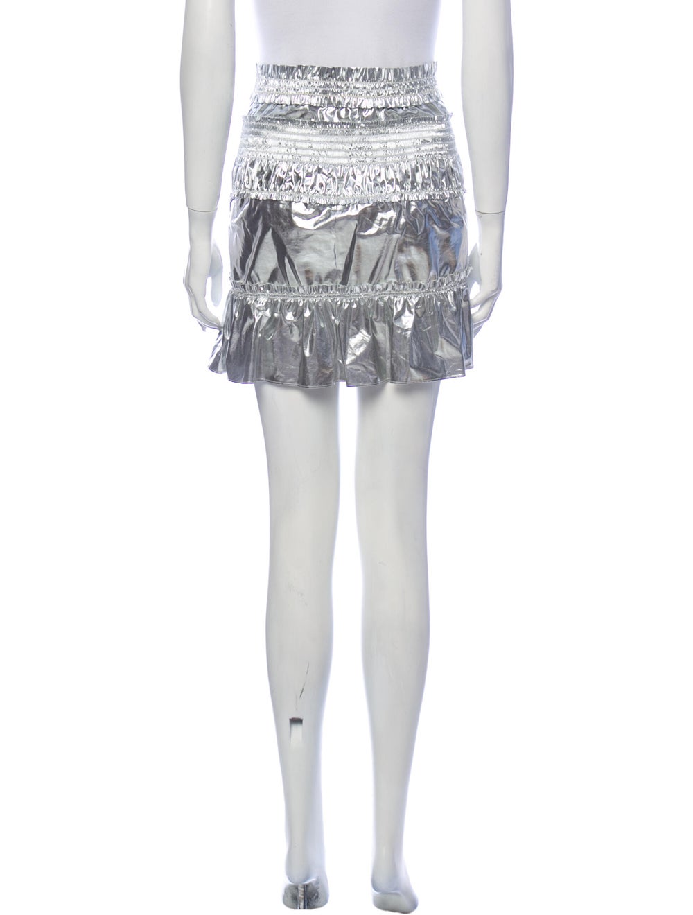 Isabel Marant Ruffle Embellishment Mini Skirt Met… - image 3
