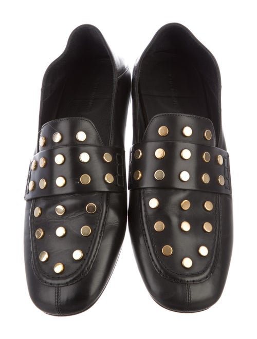 Isabel Marant Leather Studded Accents Loafers