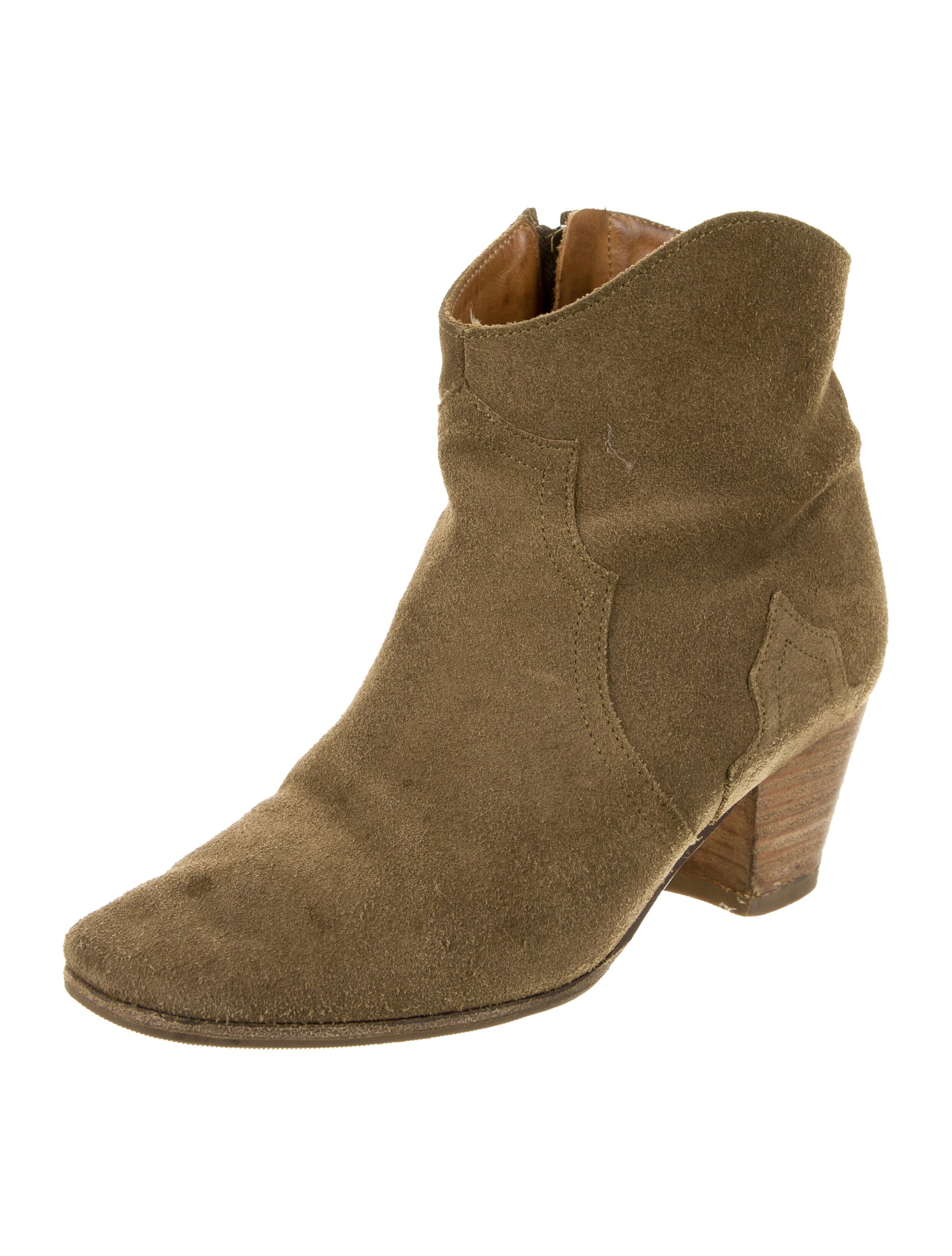 Isabel Marant Suede Western Boots