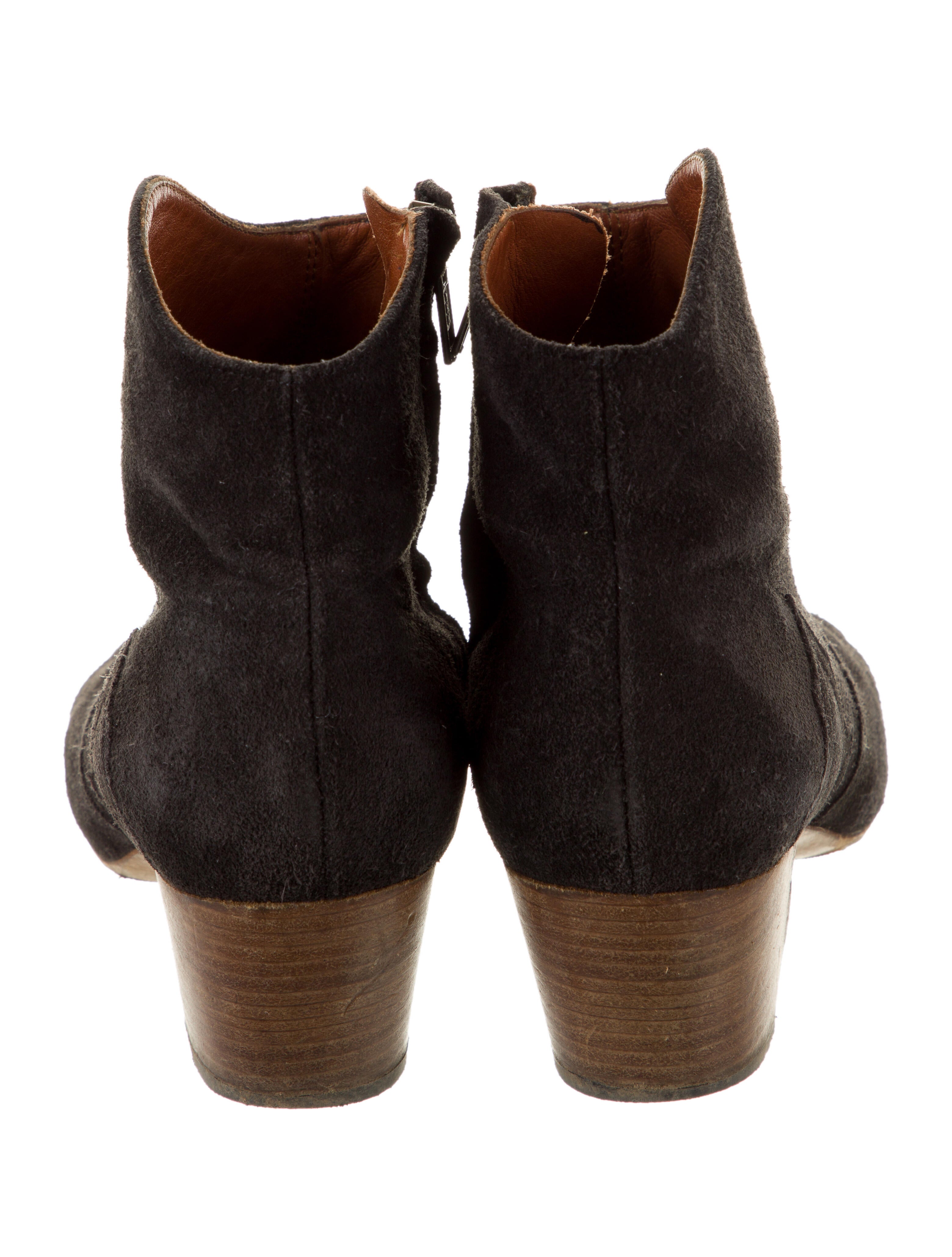 Isabel Marant Suede Western Boots