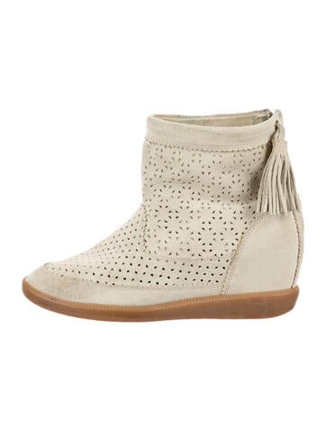 Isabel Marant Boots Suede Mesh Accents FR 36 | 5