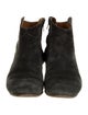 Isabel Marant Suede Animal Print Western Boots