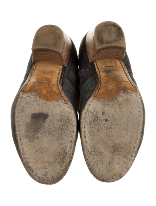 Isabel Marant Suede Animal Print Western Boots