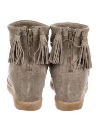 Isabel Marant Suede Tassel Accents Boots