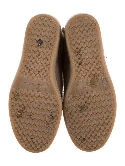 Isabel Marant Suede Printed Chelsea Boots