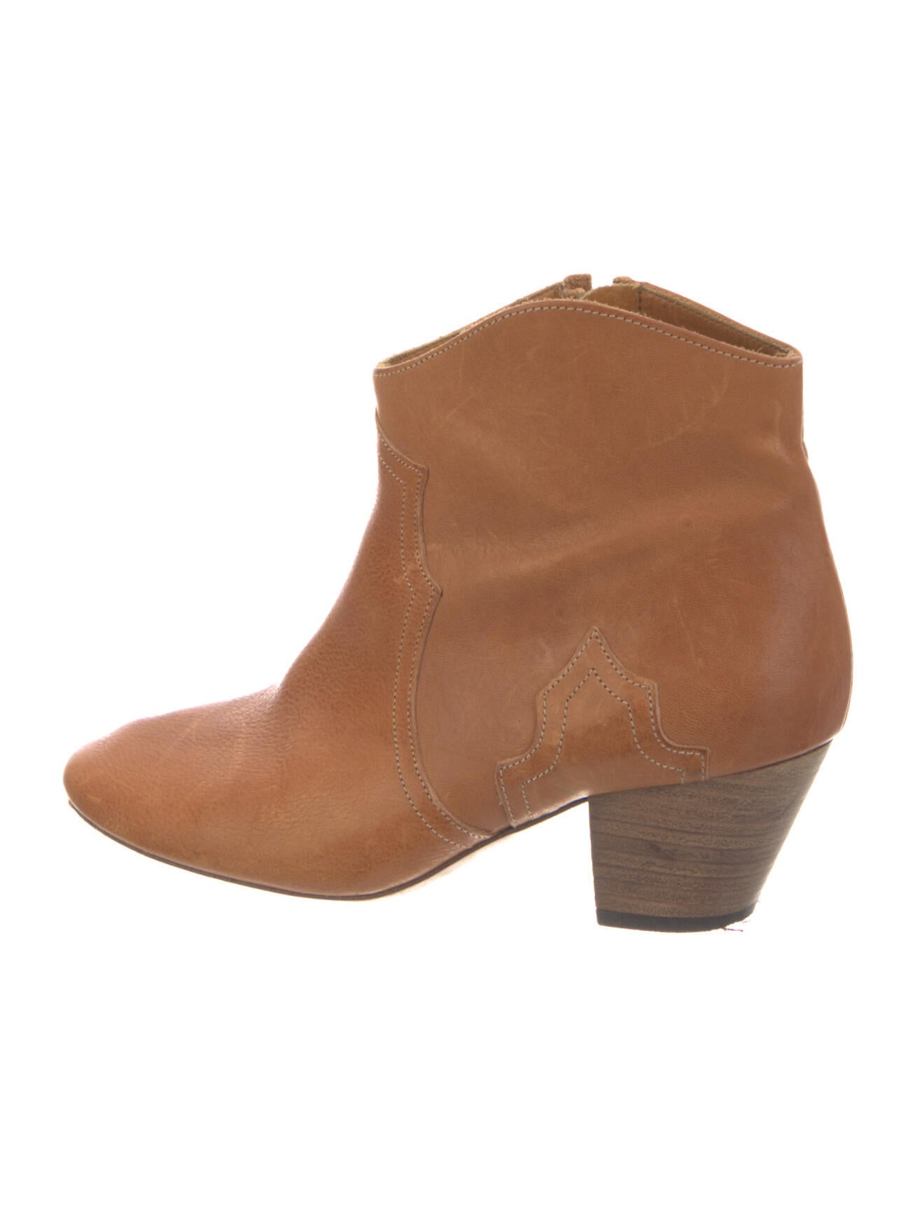 Isabel Marant Leather Western Boots