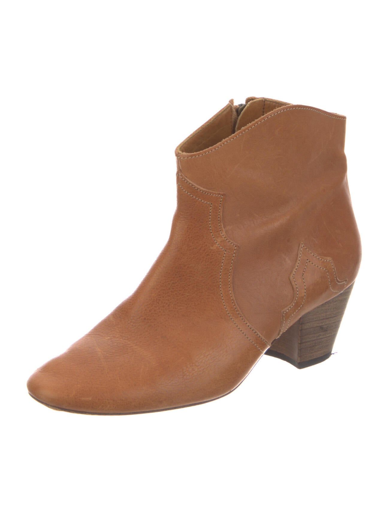 Isabel Marant Leather Western Boots