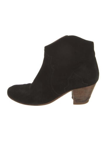 Isabel Marant Boots Suede Embroidered Accent Western FR 37 | 6