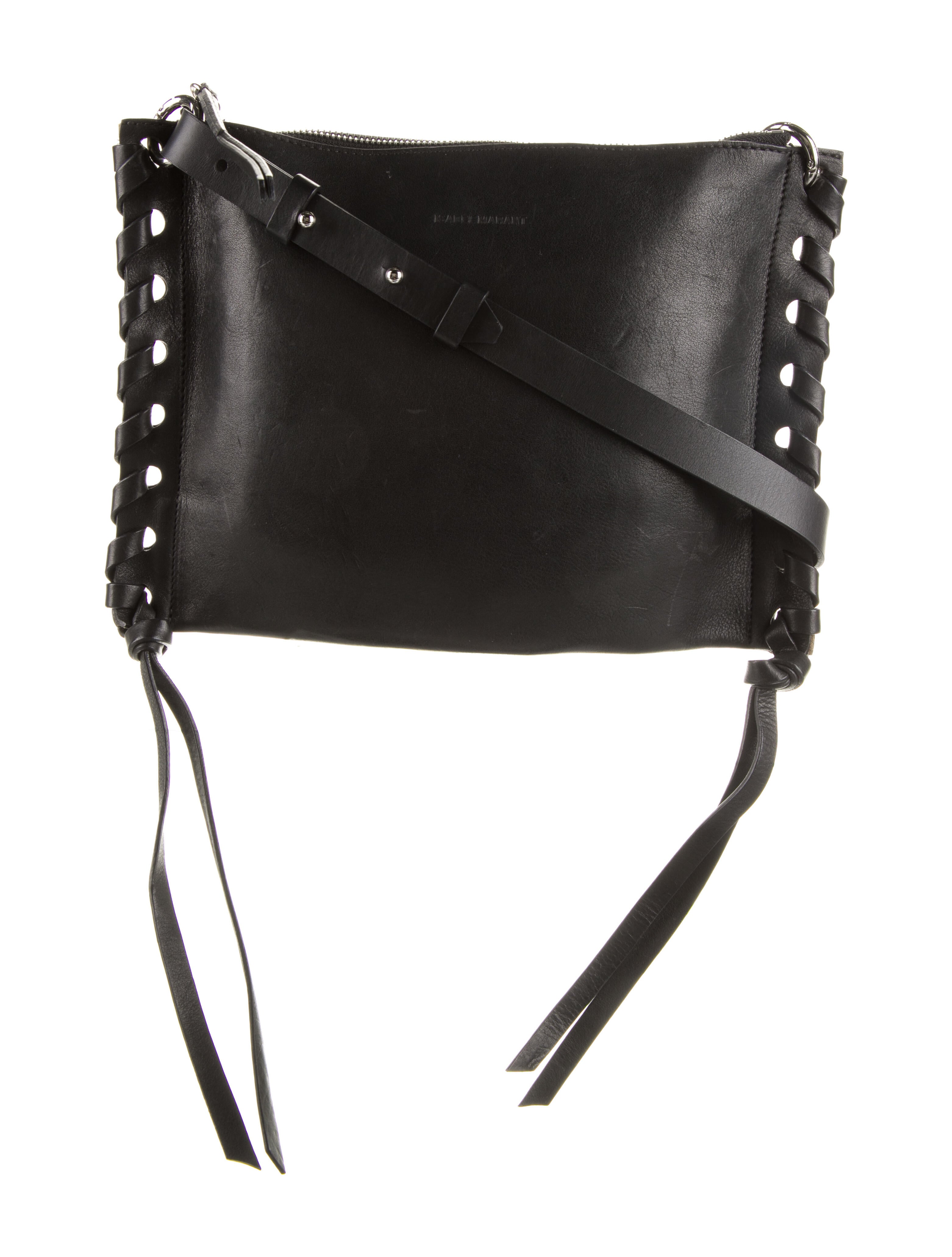 Isabel Marant Leather Crossbody Bag Black Crossbody Bags, Handbags ISA156070 The RealReal
