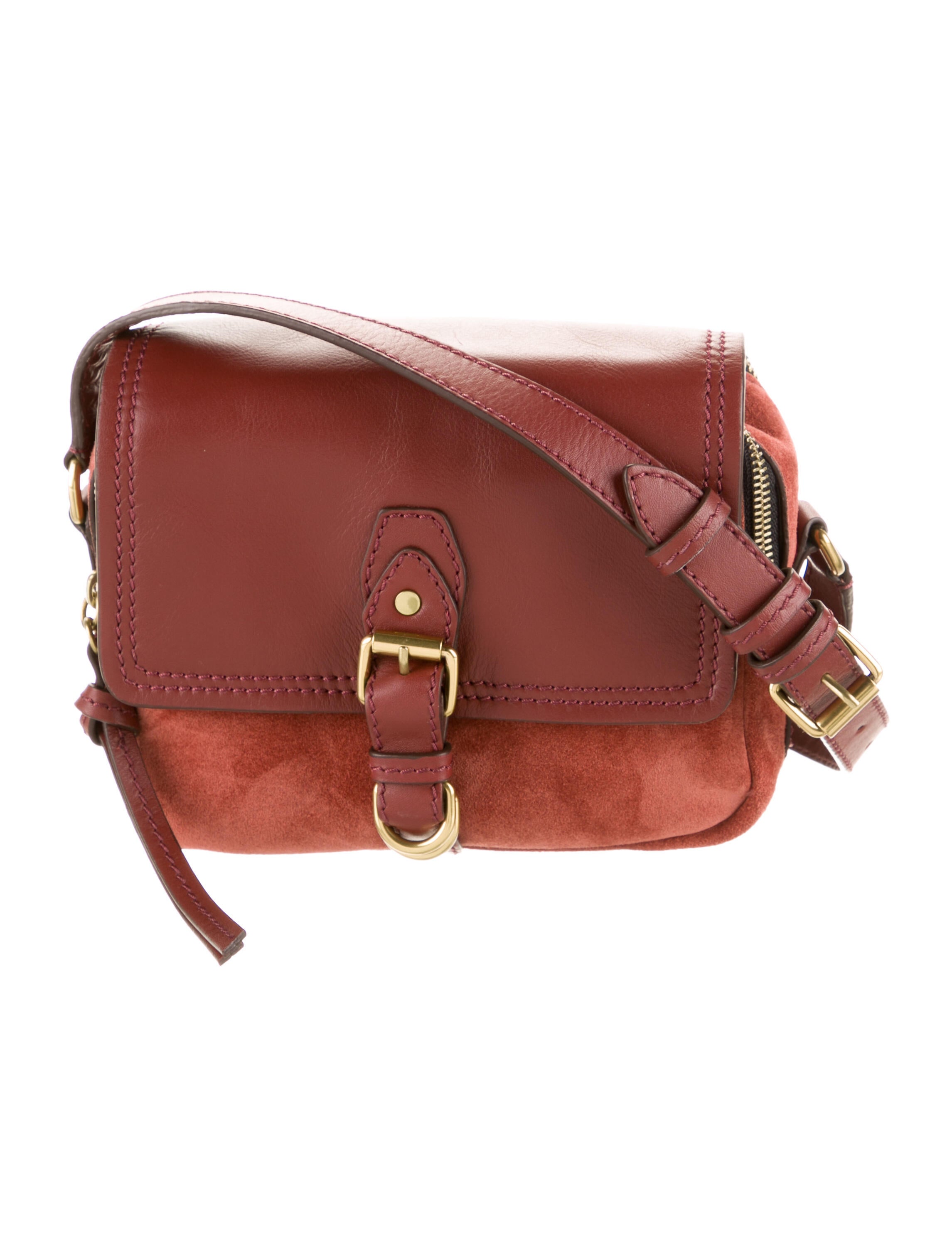 Isabel Marant Suede Crossbody Bag Brown Crossbody Bags, Handbags ISA167052 The RealReal