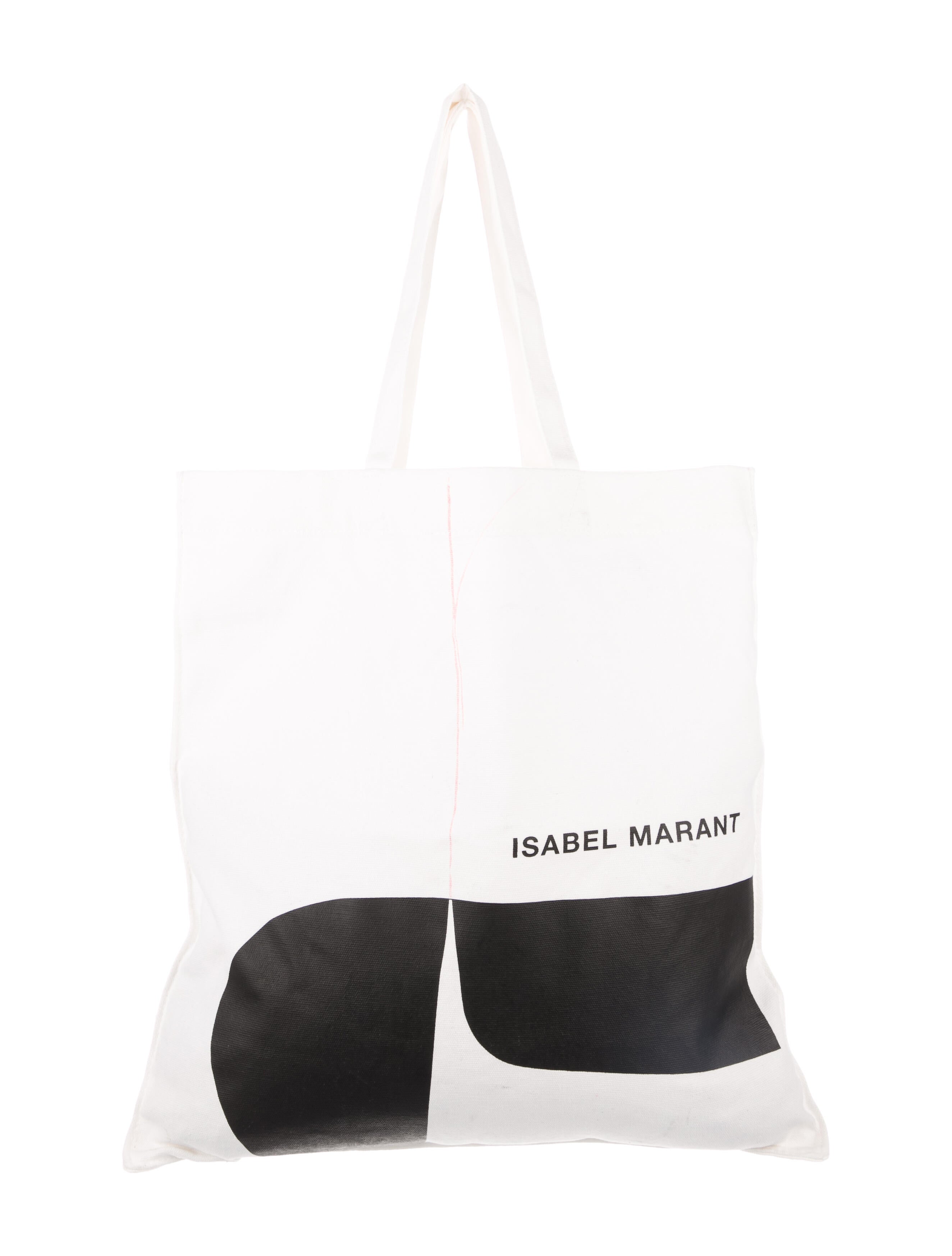 Isabel Marant Canvas Tote Bag White Totes, Handbags ISA169242 The