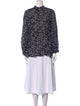 Isabel Marant Printed Mock Neck Tunic