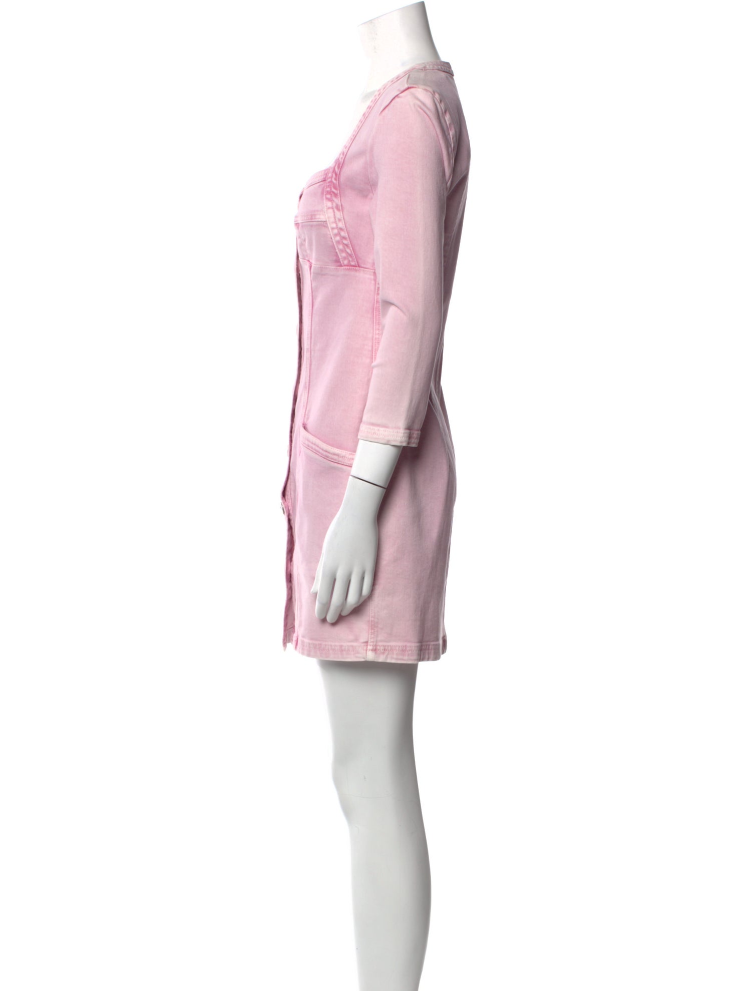 Isabel Marant Square Neckline Mini Dress