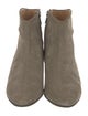 Isabel Marant Suede Embroidered Accent Western Boots