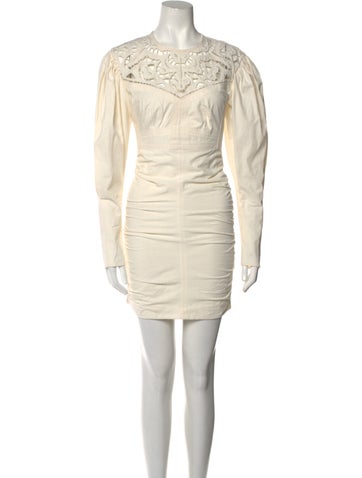 Isabel Marant Dresses Crew Neck Mini Dress Us2, Fr34 | XS