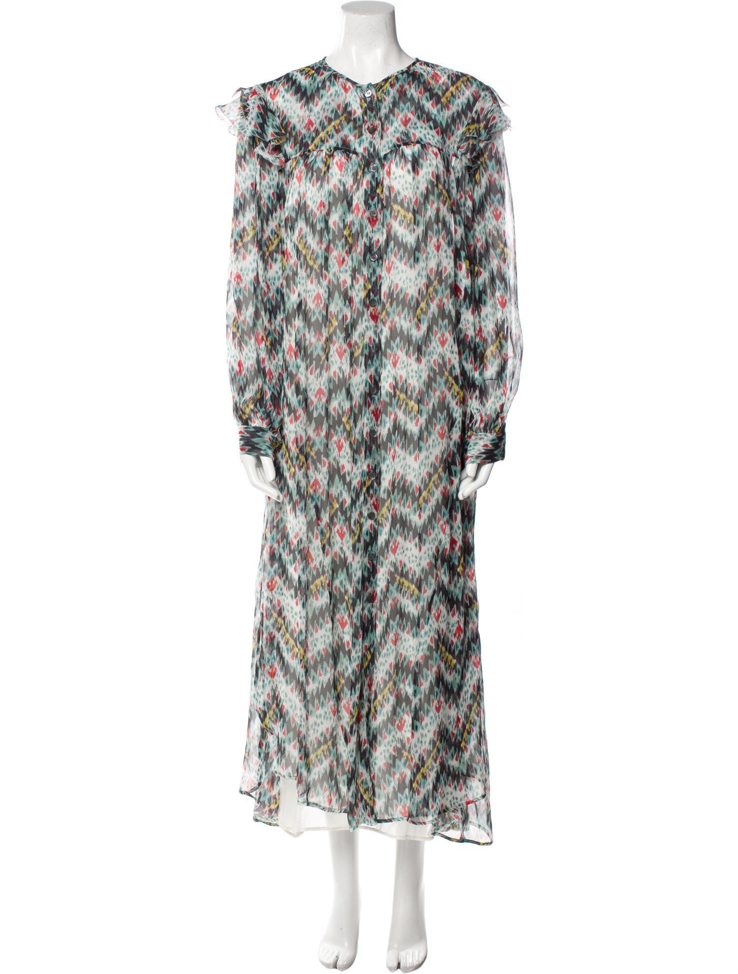 Isabel Marant Printed Long Dress