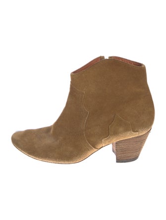 Isabel Marant Suede Western Boots