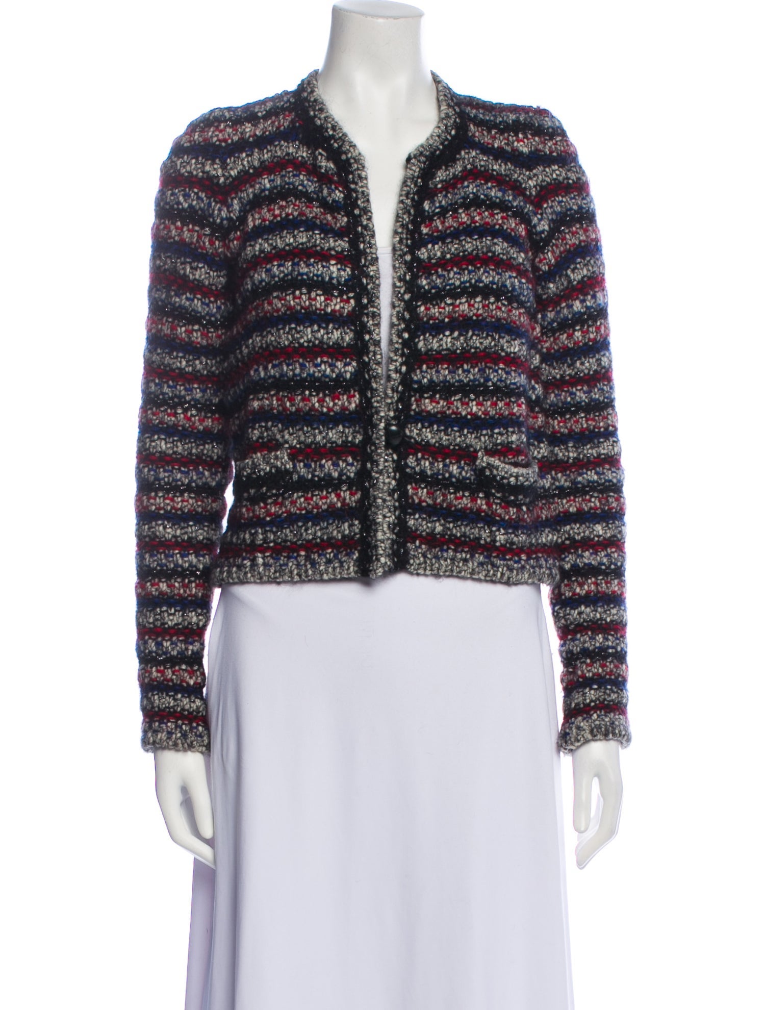 Isabel Marant Striped Open Front Sweater