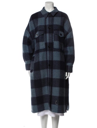 Isabel Marant Plaid Print Coat