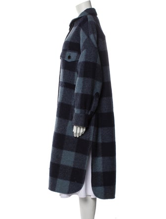 Isabel Marant Plaid Print Coat