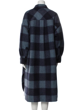 Isabel Marant Plaid Print Coat