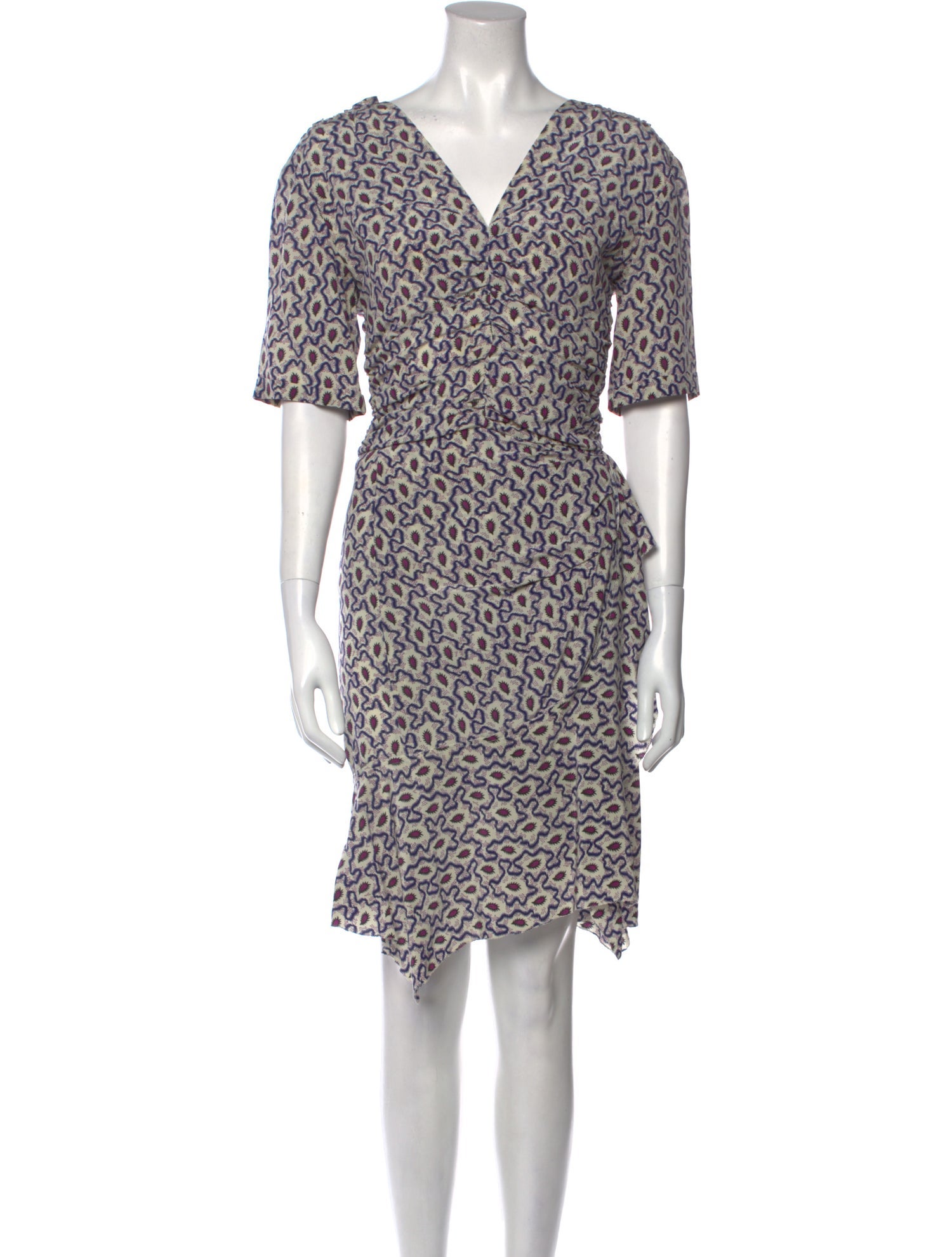 Isabel Marant Silk Knee-Length Dress