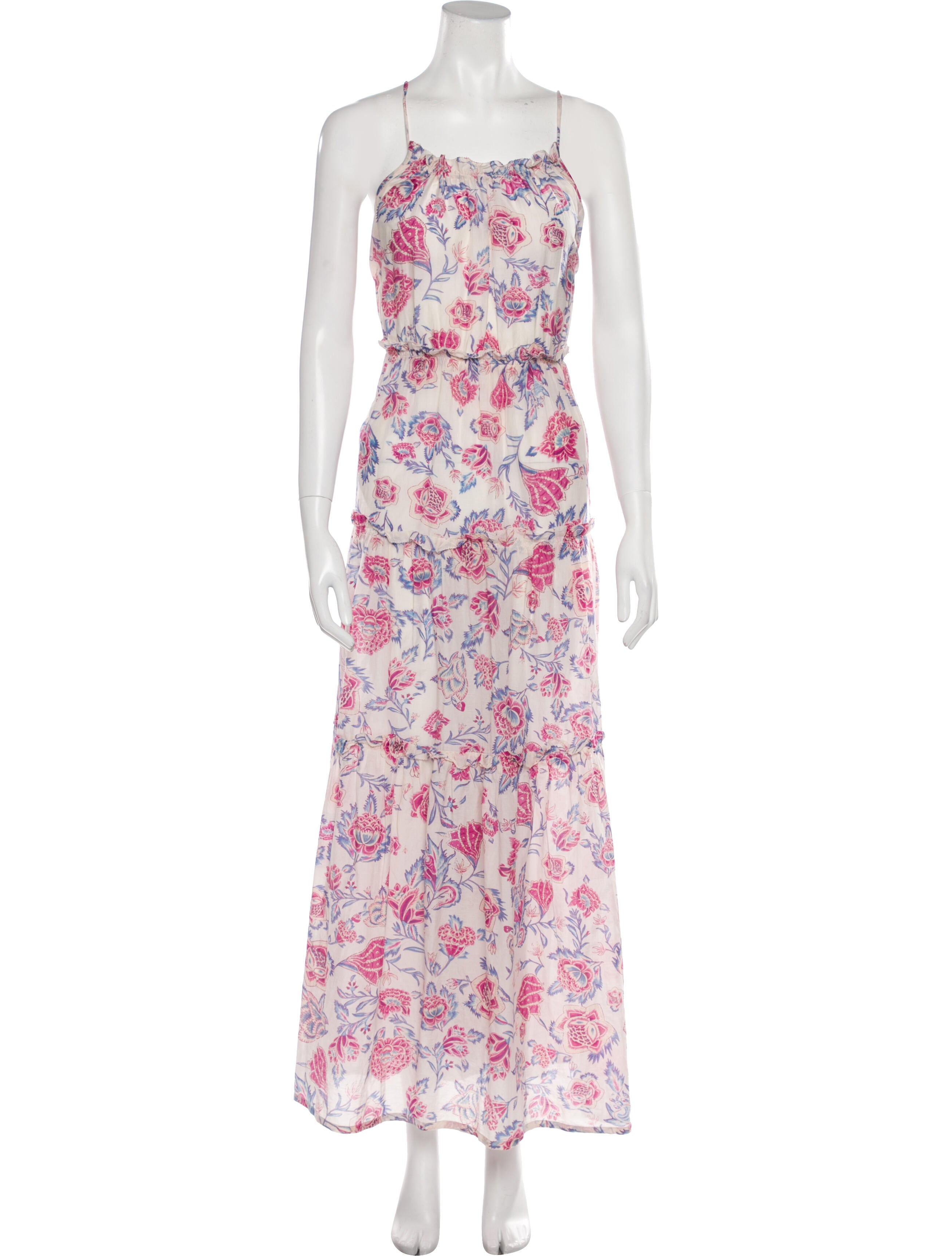 Zimmermann Floral Print Long Dress - Neutrals Dresses, Clothing ...