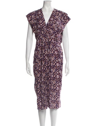 Isabel Marant Floral Print Midi Length Dress