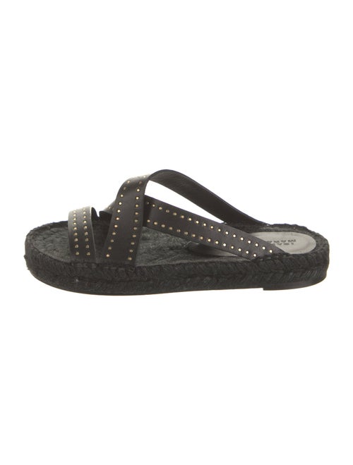 Isabel Marant Leather Studded Accents Slides