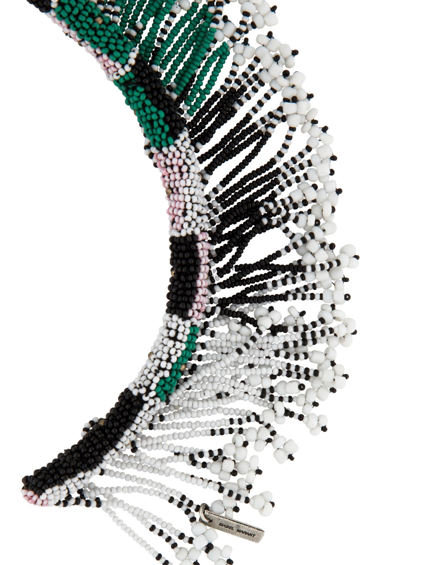 Isabel Marant Beaded Cord Choker Necklace