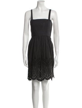 Isabel Marant Square Neckline Mini Dress