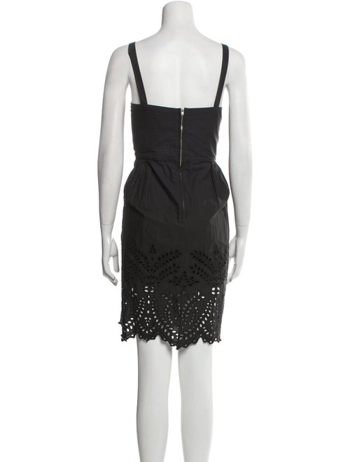 Isabel Marant Square Neckline Mini Dress