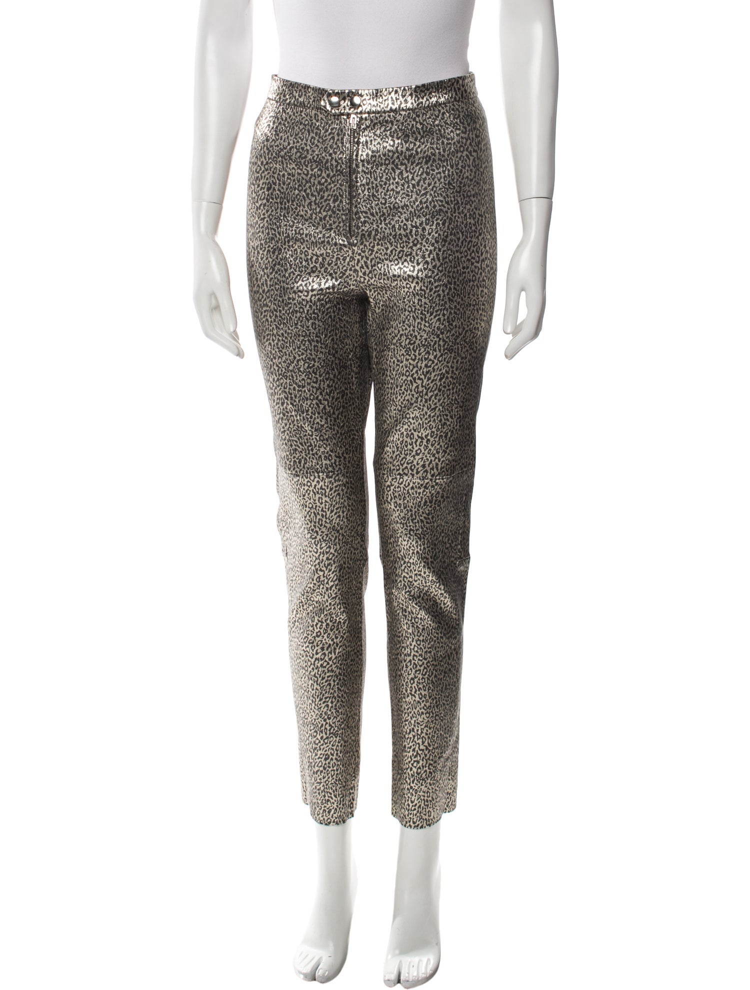 Isabel Marant Lambskin Skinny Leg Pants