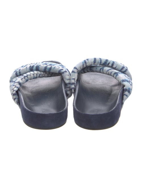Isabel Marant Suede Floral Print Slides