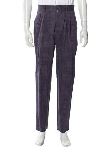 Isabel Marant Pants Plaid Print XL