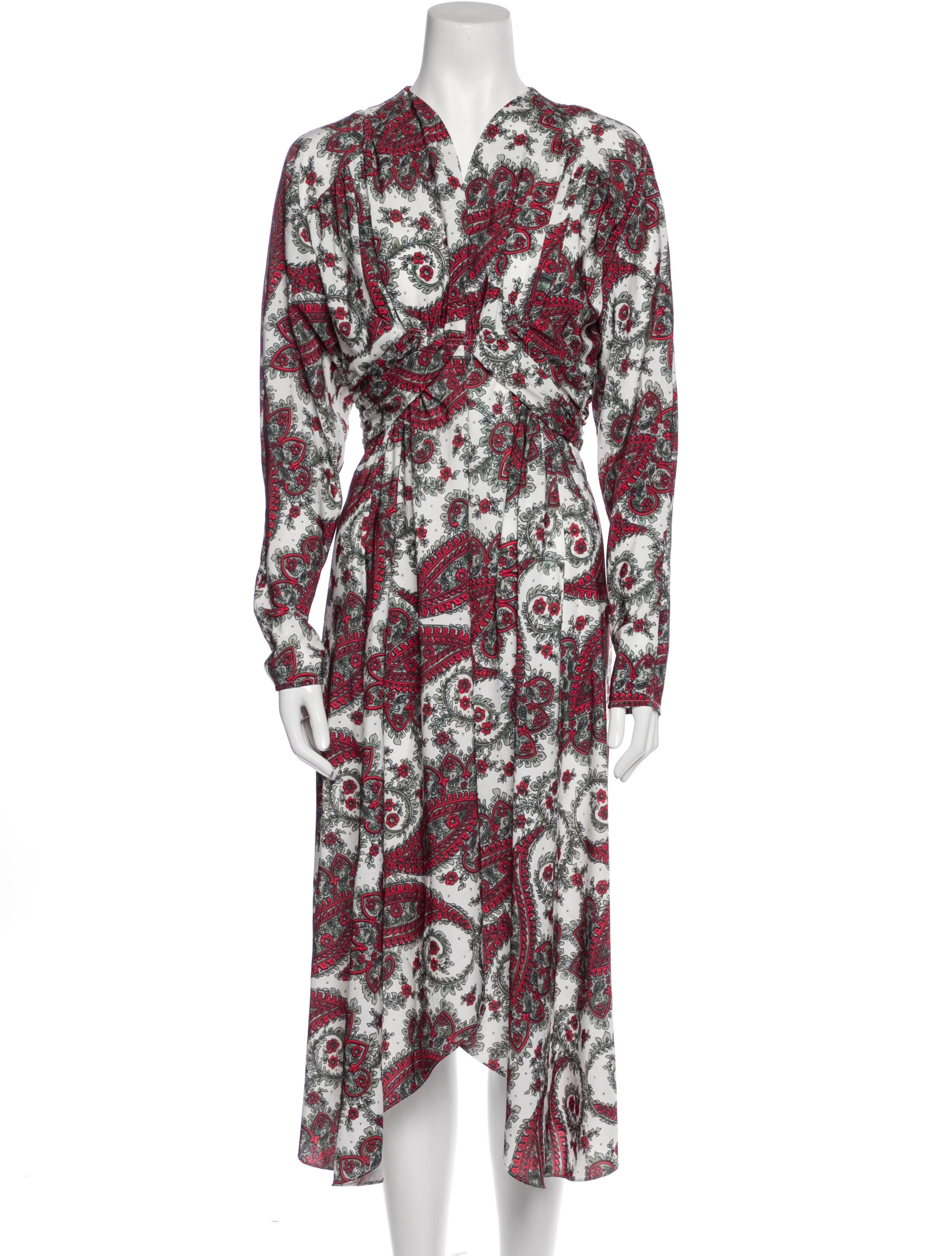 Isabel Marant Paisley Print Long Dress
