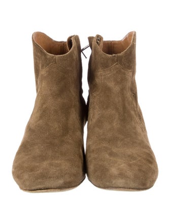 Isabel Marant Suede Western Boots