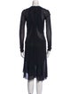 Isabel Marant Crew Neck Midi Length Dress