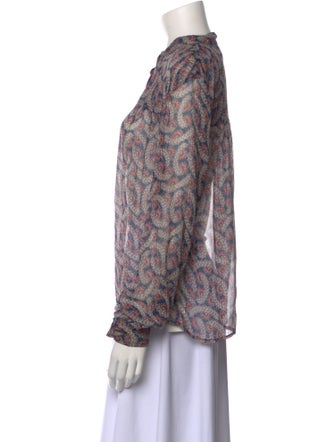 Isabel Marant Silk Printed Blouse