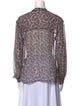 Isabel Marant Silk Printed Blouse