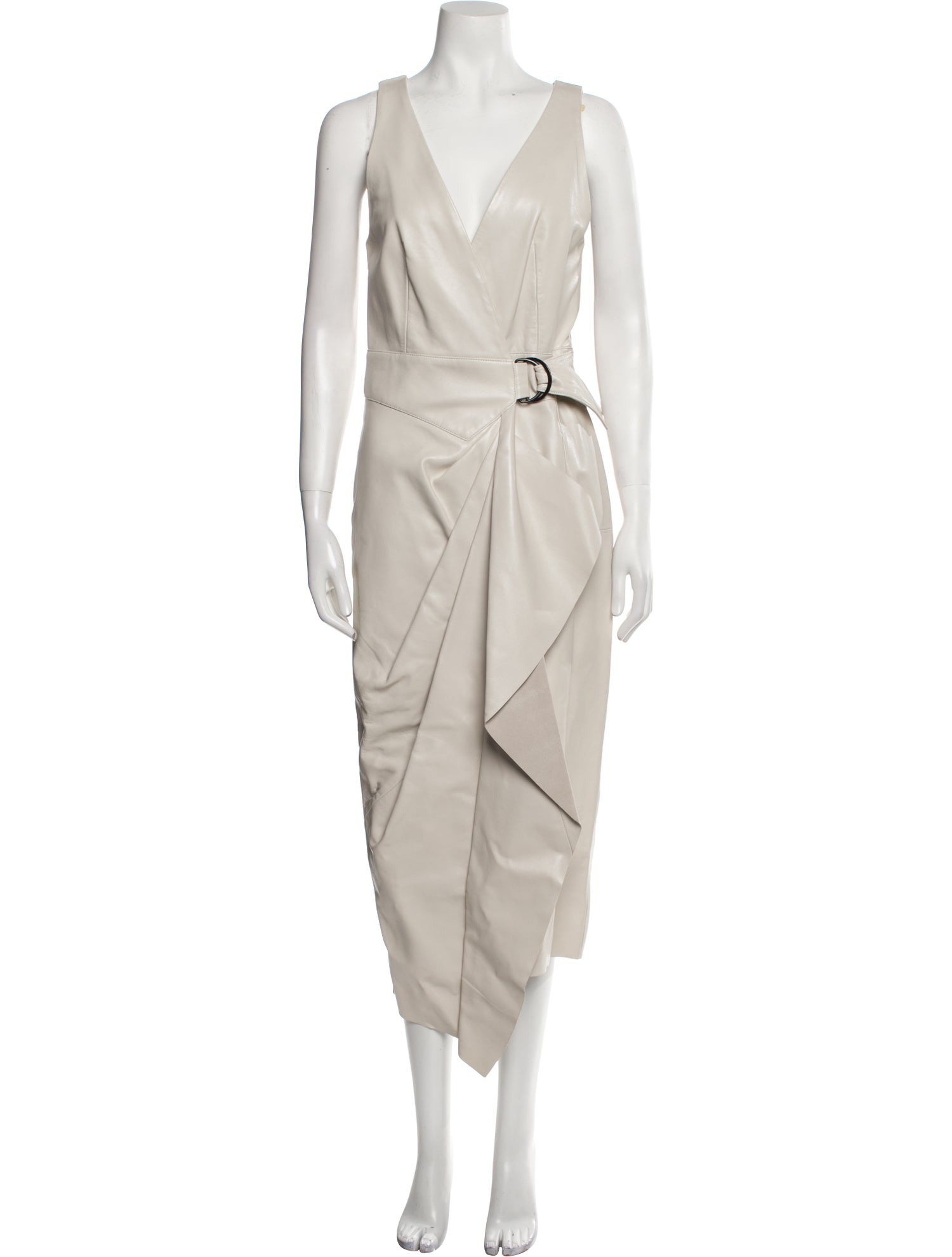 Isabel Marant Lambskin Midi Length Dress