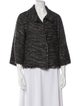 Isabel Marant Virgin Wool Tweed Pattern Cape