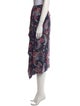 Isabel Marant Silk Midi Length Skirt