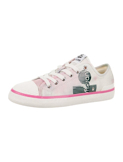 Isabel Marant Canvas Printed Sneakers