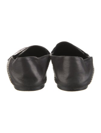 Isabel Marant Leather Studded Accents Loafers