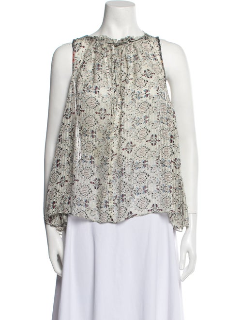 Isabel Marant Silk Floral Print Blouse