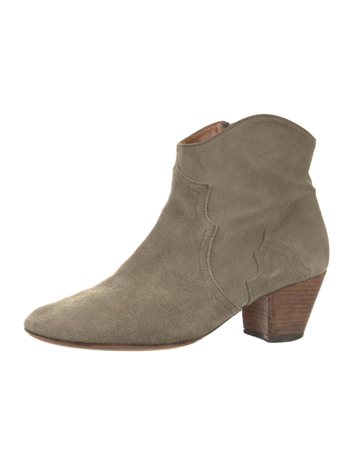 Isabel Marant Suede Western Boots