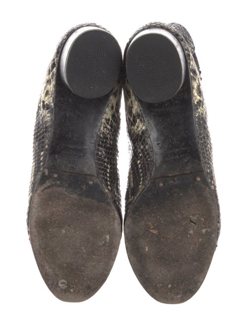 Isabel Marant Leather Animal Print Chelsea Boots